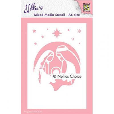 Nellies Choice Stencil - Holy Family